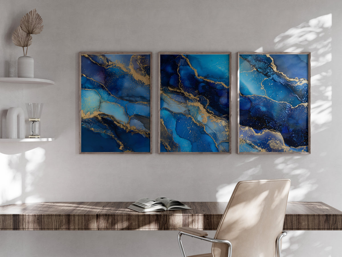 Cobalt Gold Panorama displayed in a secondary lifestyle interior setting
