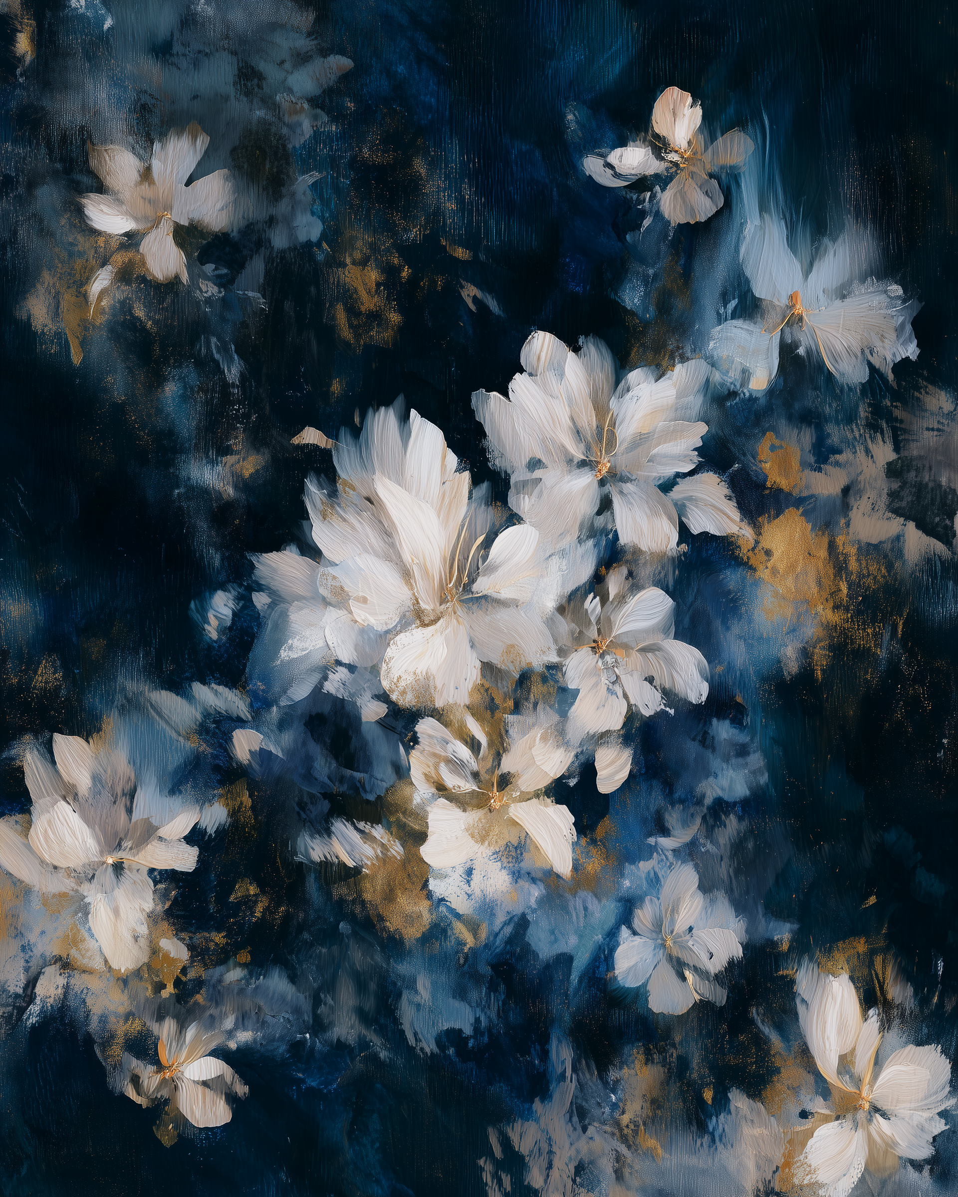 Abstract — Painterly Floral