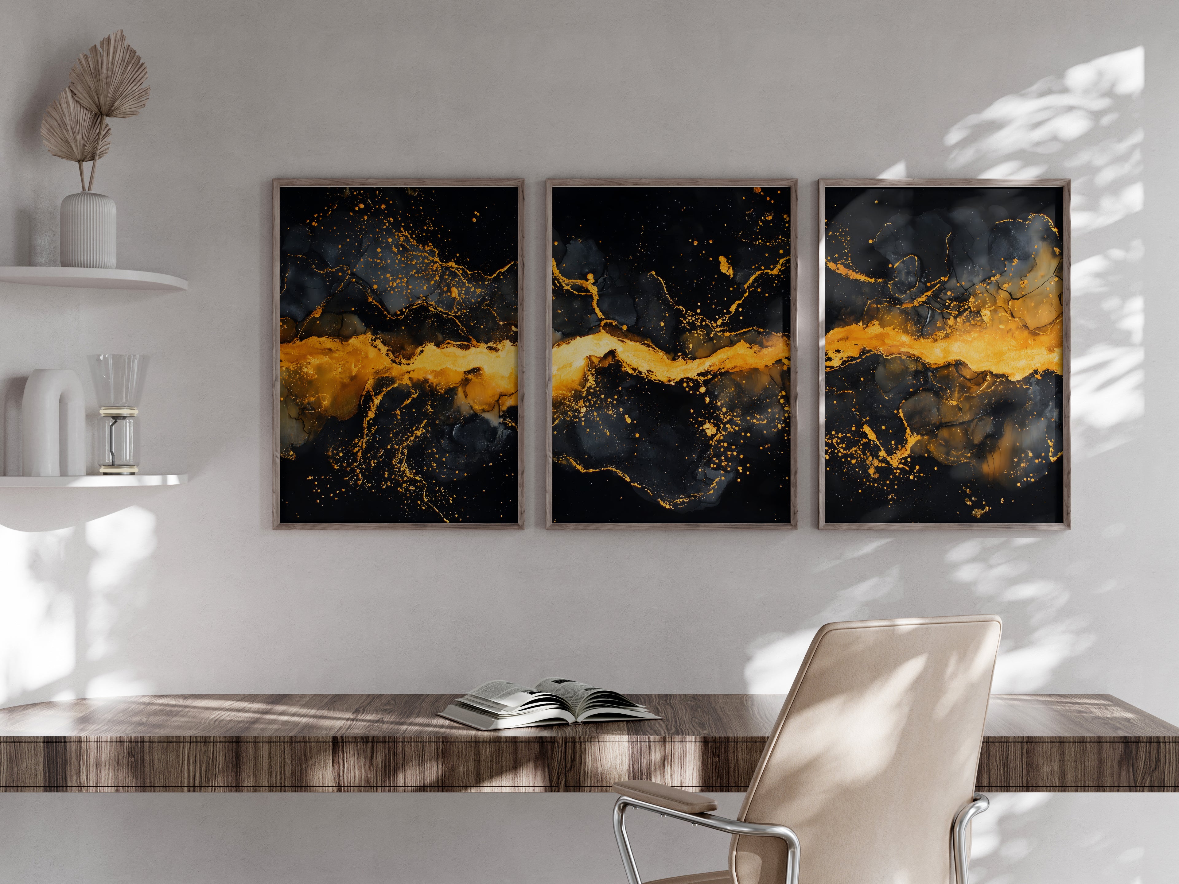 Obsidian Gold Panorama displayed in a secondary lifestyle interior setting