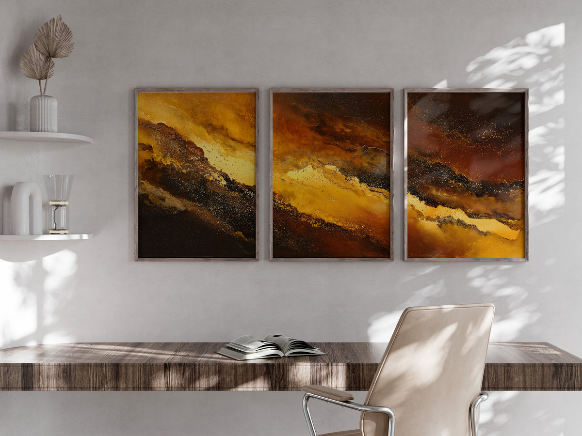 Molten Surge Panorama displayed in a secondary lifestyle interior setting