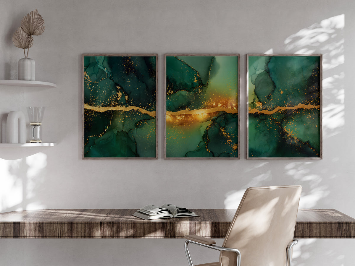Emerald Gold Panorama displayed in a secondary lifestyle interior setting