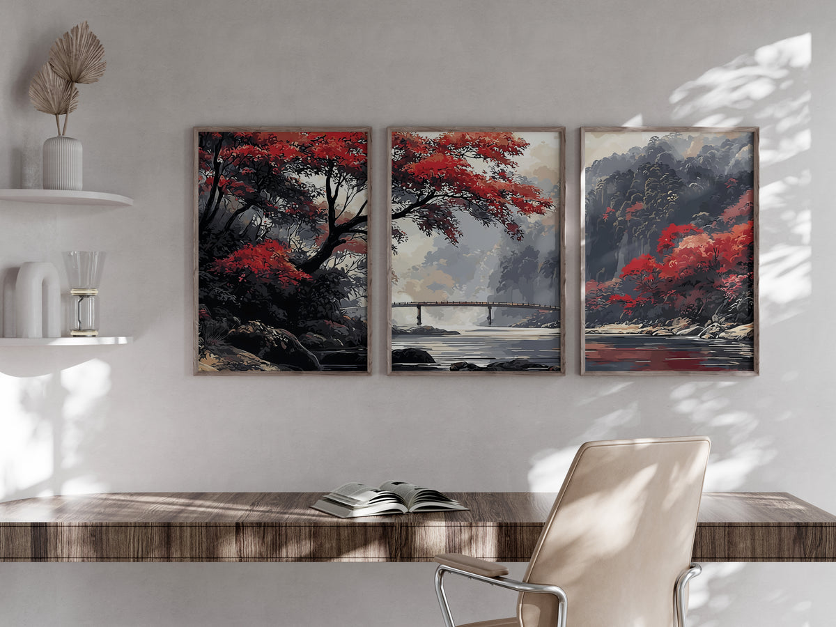 Crimson Bridge Valley panorama shown in a secondary premium interior setting