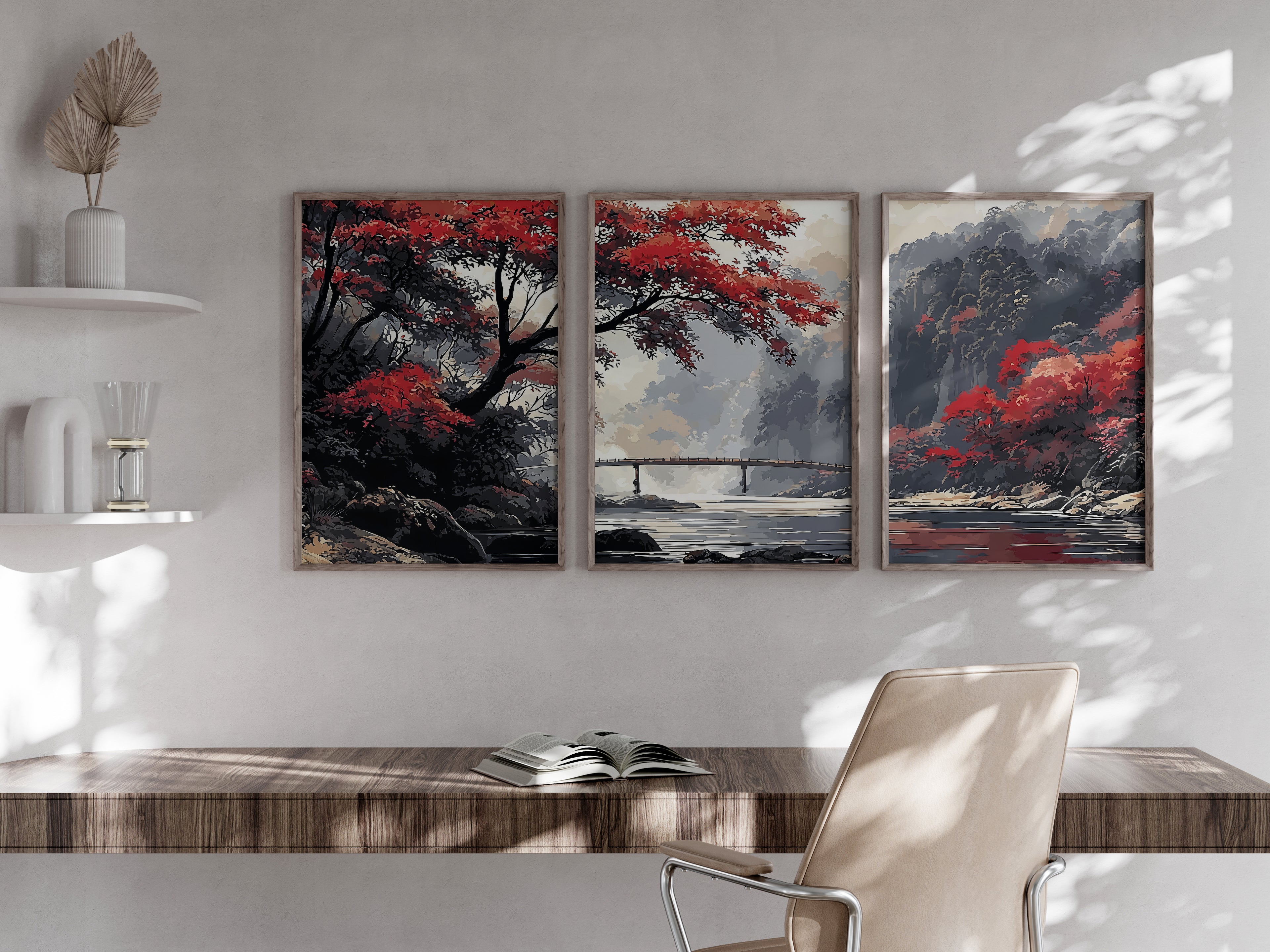 Crimson Bridge Valley panorama shown in a secondary premium interior setting