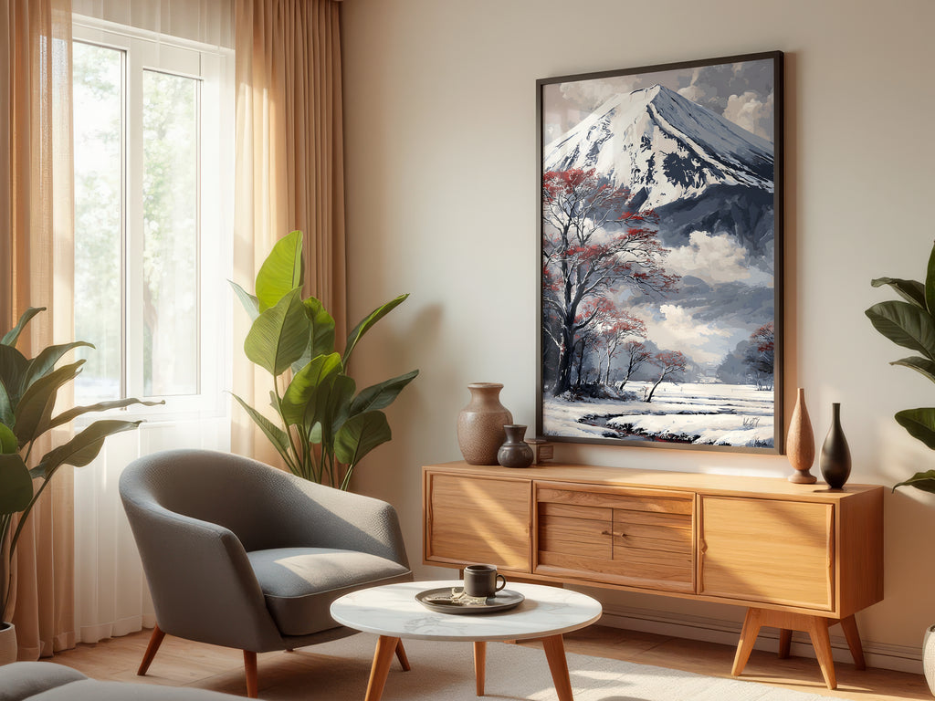 Winter Fuji Veil shown in a secondary lifestyle setting — styled interior