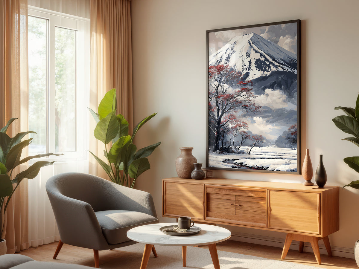 Winter Fuji Veil shown in a secondary lifestyle setting — styled interior