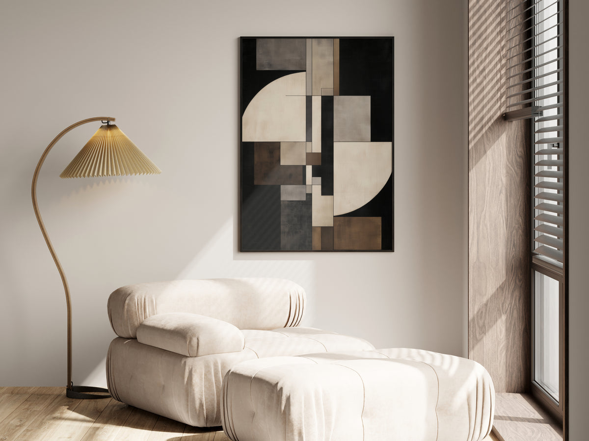 Midnight Form shown in a secondary lifestyle setting — dark luxury and minimalist contemporary interior