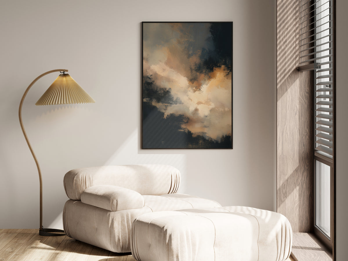Warm Graphite Haze shown in a secondary lifestyle setting — premium interior with warm, neutral, or dark walls