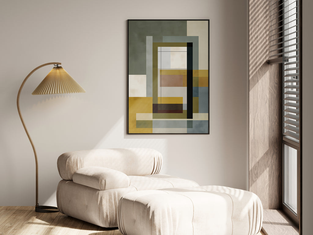 Sage Ochre Window shown in a secondary lifestyle setting — organic modern and Japandi-inspired interior