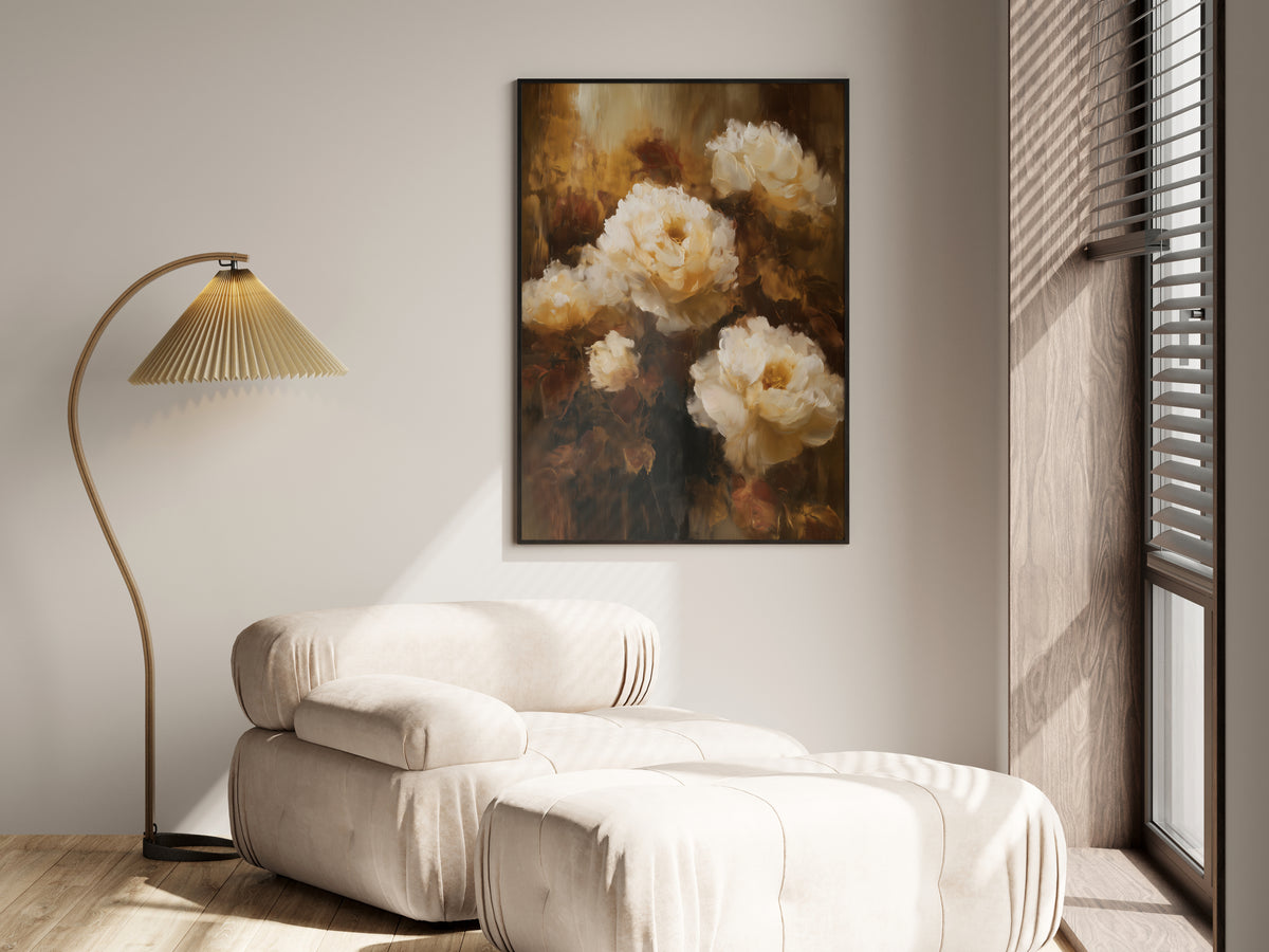 Mocha Petal Veil shown in a secondary lifestyle setting — premium interior with warm, neutral, dark, or Japandi-toned walls