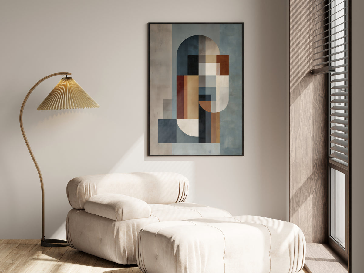 Slate Clay Totem shown in a secondary lifestyle setting — contemporary and gallery-modern interior