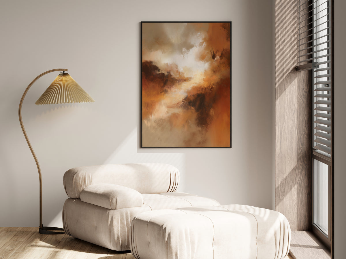 Umber Cloud Passage shown in a secondary lifestyle setting — organic modern and warm contemporary interior