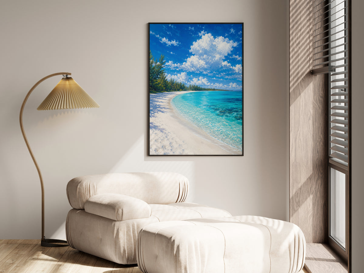 Belle Mare Lagoon Light shown in a secondary lifestyle setting — tropical coastal and bright contemporary interior