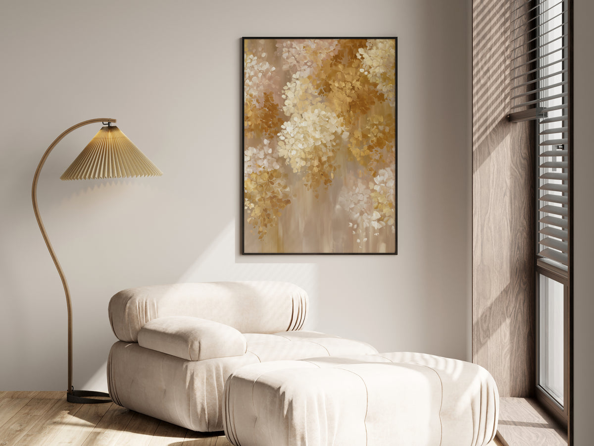 Champagne Petal Drift shown in a secondary lifestyle setting — premium interior with warm, neutral, cream, or light walls