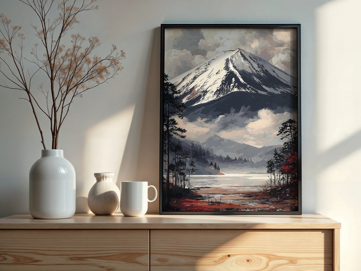 Digital download contents for Fuji Mist Horizon showing JPG and PDF files in 7 sizes